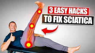 3 EASY Hacks to Fix Sciatica & Low Back Pain (No Equipment Needed!)