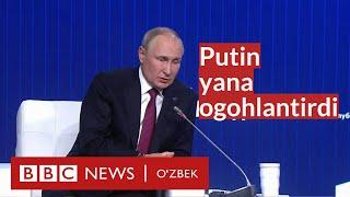 Энг хатарли замон келаяпти, деди Путин - BBC News O'zbek