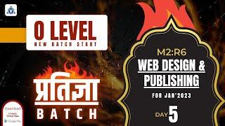 O Level Course M2 R5 | Web Designing & Publishing Full Syllabus with PDF Notes | Demo - 05