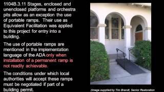 Accessibility and the California Historical Building Code