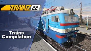 Megatrains Compilation Trainz Railroad Simulator 2022 [4K]