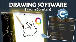 I Made a Drawing Software From Scratch (C++ & OpenGL)