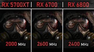 RX 5700XT vs RX 6700 vs RX 6800 | 1080P, 1440P & 4K Benchmarks