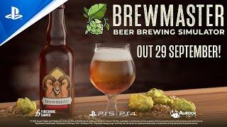 Brewmaster: Beer Brewing Simulator - Release Date Announce Trailer | PS5 & PS4 Games