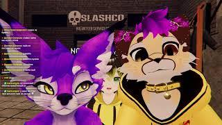 VRChatский, проходим миры с FENECH29 #Furry #VRChat #DIMON_38REG #VTuber #Фурри #Cat