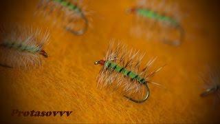 Fly Tying - Chartreuse Palmer