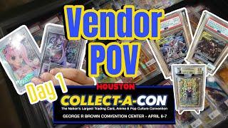 Pokémon, One Piece or Dragonball doesn’t matter | Collect-A-Con Houston Day 1 | Vendor POV