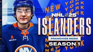 NHL 25: NEW YORK ISLANDERS FRANCHISE MODE - SEASON 1