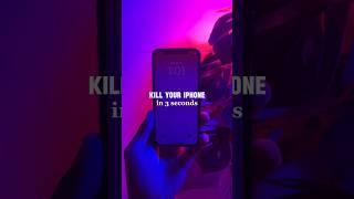 Kill your iPhone in 3 seconds…