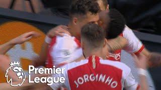 Granit Xhaka heads Arsenal into the lead against Wolves | Premier League | NBC Sports