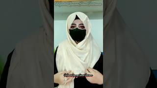 Satin hijab tutorial#tutorial with stole|#Summer #Hijab For #everyday outing #shorts#ytshorts