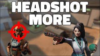 INCREASE YOUR HEADSHOT PERCENTAGE - 4 Tips To Get More Headshots in VALORANT