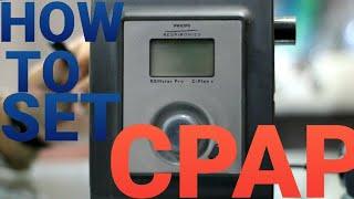 Philip's REMstar Pro | Cpap device | Cpap machine settings | Philip's cpap