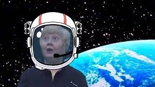 Hey! I'm granny! I flew to the moon and to mars! Татьяна полетела на Луну и на Марс, смешное видео