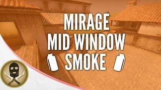 Как кидать дым в окно на карте MIRAGE  КС ГО   Mirage Mid Window CSGO   Shooting stars memes csgo vg