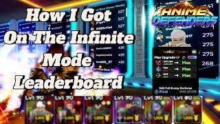 Strongest Almighty Team V.S. Infinite Mode Leaderboard | Anime Defenders