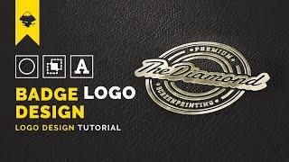 Inkscape Tutorial : How to Create a Circle Badge Logo