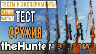 theHunter Call of the Wild #11 СТРИМ  - Тест Оружия по Заказу Зрителей (Часть 1)