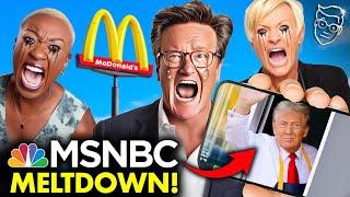 MSNBC Throws On-Air HISSY-FIT Over Trump Serving McDonalds in EPIC Troll To Kamala: "How Could He!?'