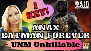 1 Key UNM Unkillable Anax/Tower/Warcaster Batman Forever • Raid Shadow Legends