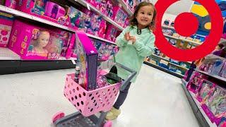 Target Shopping with a MiNi Shopping Cart(HiDiNG FROM THE WORKERS!!)