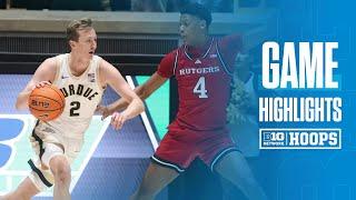 Rutgers at Purdue | Highlights | Big Ten Men's Basketball | 03/04/2025