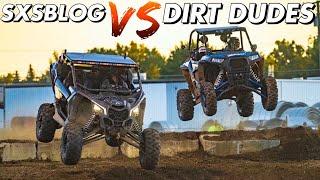 SXSBlog VS Dirt Dudes! RACE SHOWDOWN! Can Break-It-Jake Take Down The Can-Am X3?