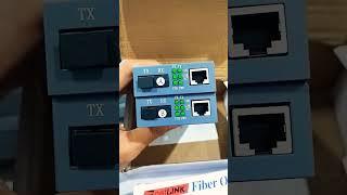 Optical Media Converter HTB-3100 A&B to RJ45 Netlink #fiberoptic