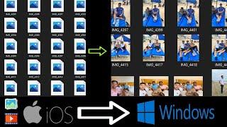 How to open the free HEVC & HEIC | open iPhone images & videos on Windows