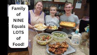 What We Eat in a Week - LARGE FAMILY Meals!