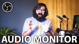 Plugin AUDIO MONITOR in OBS (ciao ciao Voicemeeter)