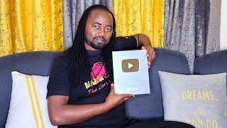 I Finally Got My YouTube Silver Play Button!   #dreadlocks #locs