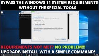 Bypass Windows 11 requirements with just a simple command