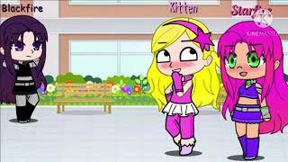 That MY baby, Kitten! Kitten vs Starfire//Teen Titans Go//Starfire x Robin