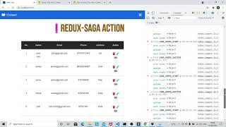 React Redux-Saga CRUD App using JSON-Server #shorts