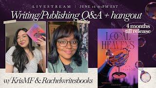 writing/publishing/debut author Q&A, hangout + sprints ft. @rachelwritesbooks