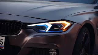 AKD headlihts facelift for BMW 3Series F30 Lighthouse Replacement 2023 LCI Style with 3D taillight