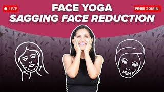 Facial Yoga for Sagging Cheeks | 20 Min Cheek Lift & Detox Workout (Daily Free Class)