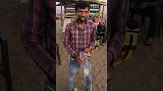 $0.10 Masala Chai on Marina Beach in Chennai, India  #shorts
