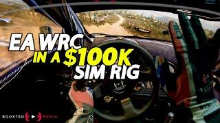 EA SPORTS WRC in a $100K INSANE Motion Sim Rig!