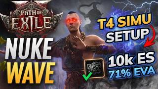 [PoE 2] NUKE Crit Wave Monk - TANKY T4 SIMULACRUM SETUP - Invoker Build in Path of Exile 2