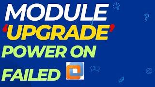 Module upgrade power on failed issue in VMware workstation