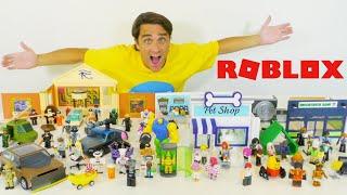 ROBLOX PLAYSET MEGA CITY WITH FREE VIRTUAL ITEM CODE ! || Unboxing Review || Konas2002