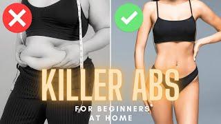 KILLER ABS WORKOUT at Home - // no equipment I Tania Demchyk