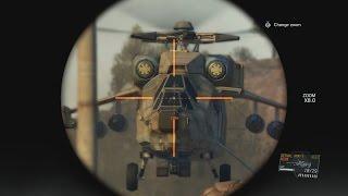 Sniping helicopter pilots in MGS V