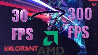 Valorant Amd Ekran Kartlarında - FPS Artırma ve Drop sorunu Çözümü!