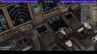 MSFS 2020 PMDG 777-300ER, AFL005, Vatsim, Sochi(URSS) - Istanbul(LTFM)