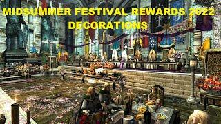 LOTRO Midsummer Festival Rewards 2022 Part 2 Decorations.