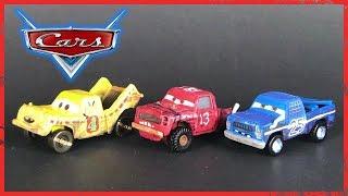 Disney Pixar Cars | Demolition Derby Racers | Pickup Trucks | Taco - Broadside - Jimbo