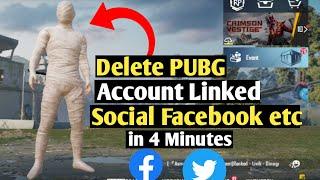 How to Delete Pubg Facebook Account Permanently 2023 | Pubg Account Delete Kaise Kare 2023